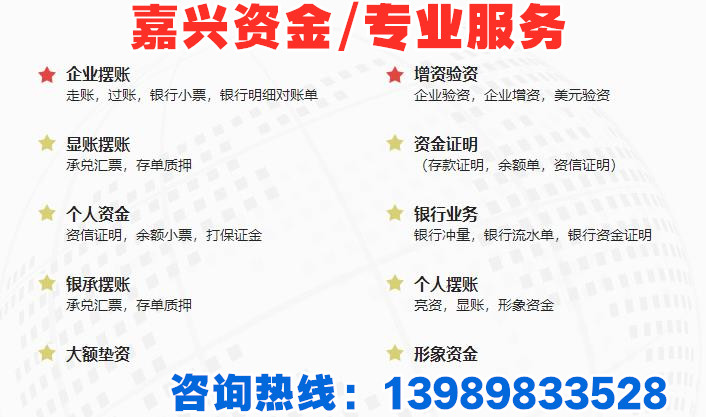 嘉兴亮资,转贷,过桥,摆账