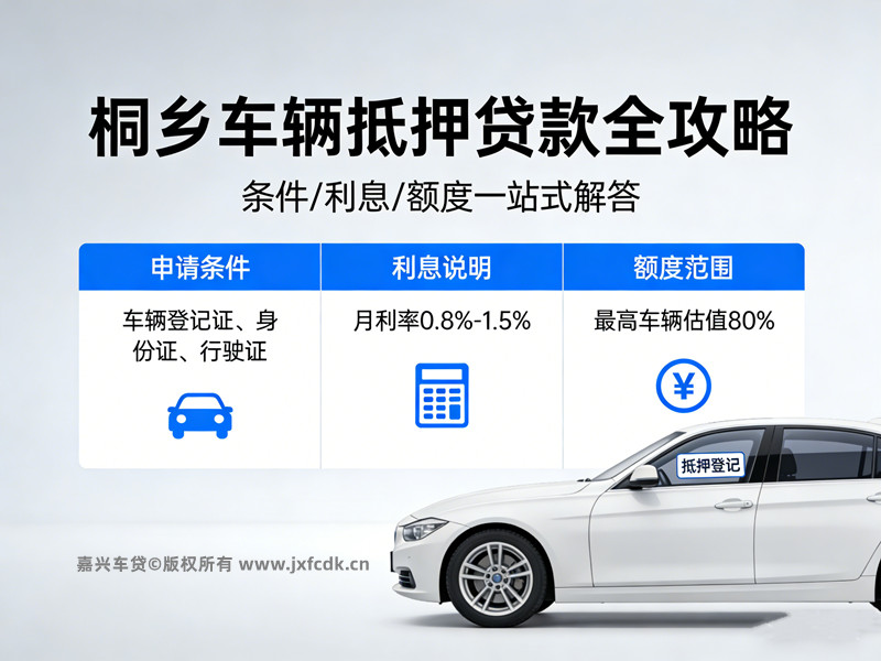 桐乡车辆抵押贷款